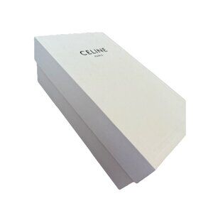 Authentic Celine Paris In Luco White Empty Shoe Storage Box 12.25” x 8.25”x 5”